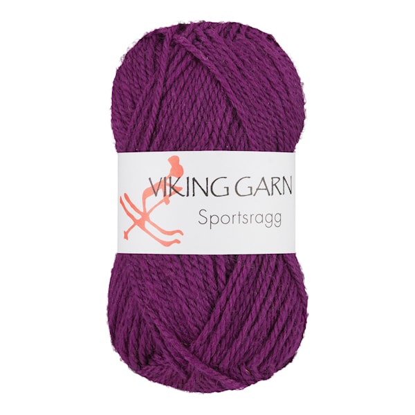 Sportsragg 50 g Lyng 569 Viking Garn