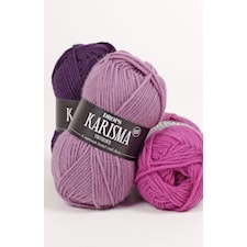 Karisma Mix Ullgarn 50 g Ljus Pärlgrå Drops