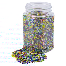 Glaspärlor Basfärger med glans 500g, Playbox