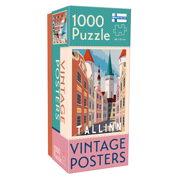 Pussel 1000 Bitar Vintage Tallin, Tactic