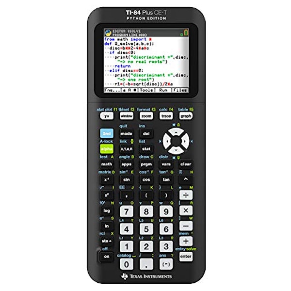 Texas Instruments - TI-84 Plus CE-T Python Graphic Calculator