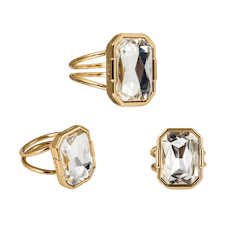 Ioaku Legacy Ring Alloy Gold/White