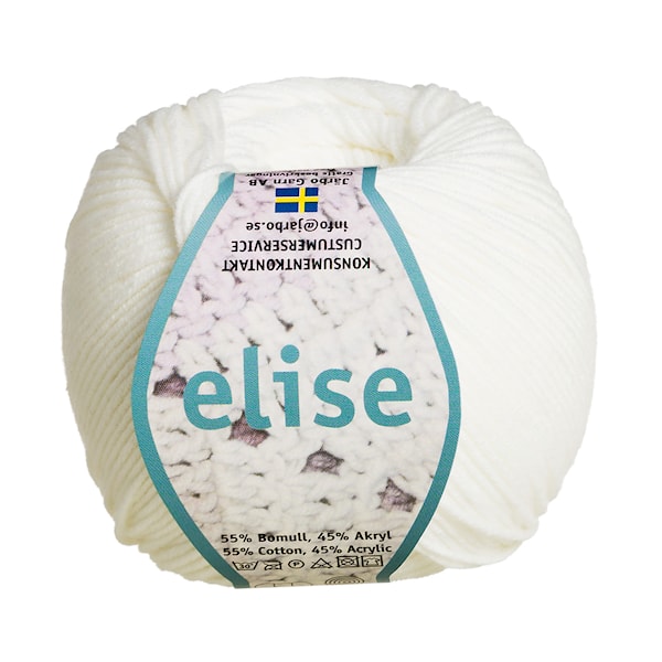 Elise Garn Bomullsmix 50g Créme (69202)