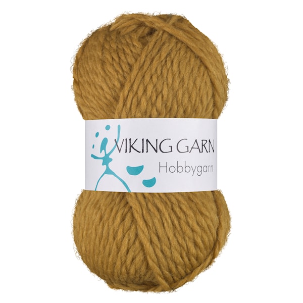 Hobbygarn 50 g Sennep 944 Viking Garn