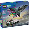 Jetplan mot bil LEGO City Great Vehicles (60489)
