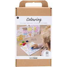 Färgläggning med Ergonomiska kritor för små barn Creativ Company