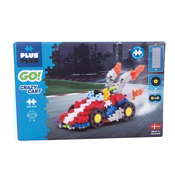 Plus Plus GO! Crazy Cart
