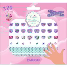 Stickers för naglarna Blommor 120-pack Djeco
