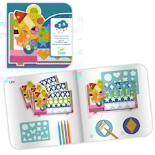 Maalaa viivojen sisäpuolelle Djeco