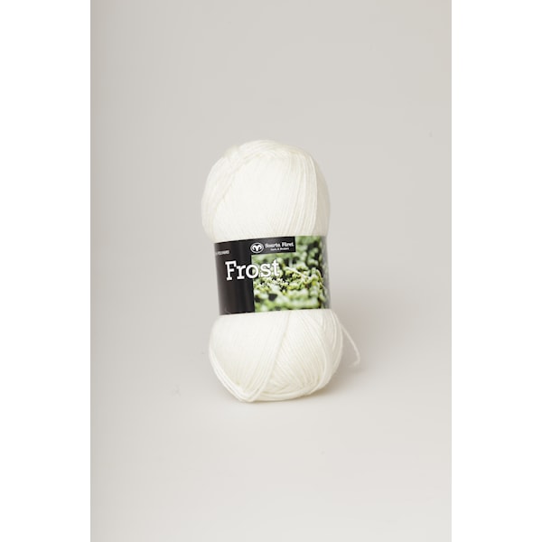 Svarta Fåret Frost Garn Ullmix 50g oblekt 405
