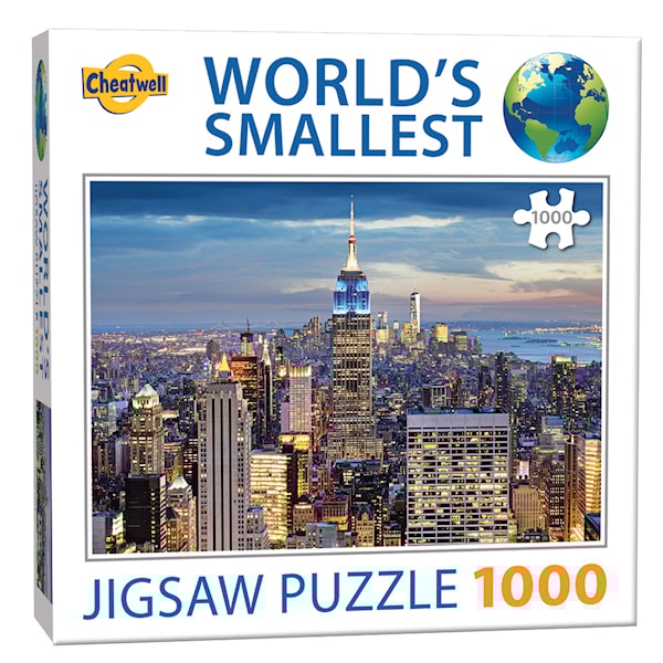 Verdens minste puslespill med 1000 brikker New York