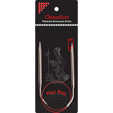 SS Red Circular Pyöröpuikot 40 cm/4 mm Chiaogoo