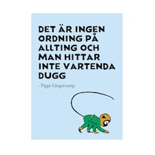 Kylskåpsmagnet Ingen Ordning 1-p