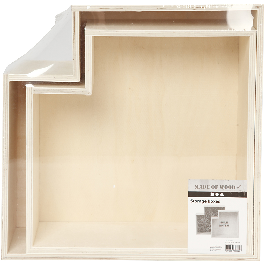 Oppbevaringskasser, 27+31 cm, Dybde 12,5 cm, 2 Stk., 1 Sett Oppbevaringskasser, 27+31 cm, Dybde 12,5 cm, 2 Stk. | 56161