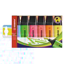 Överstrykningspenna Multi 6-pack Stabilo Boss