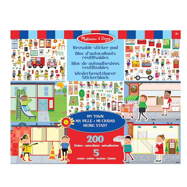 Reusable Sticker Pad My Town Melissa & Doug
