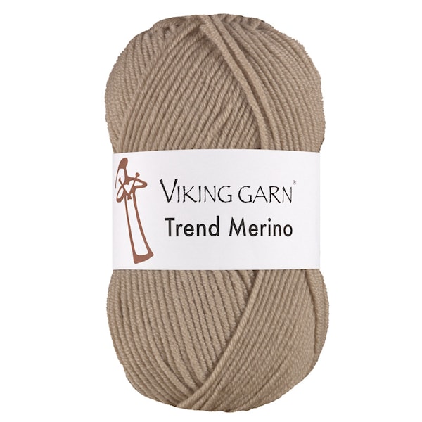 Trend Merino 50 g Hvit 400 Viking Garn