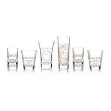 Miniglass Ringenes herre 6 stk. Half Moon bay