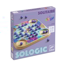 Peli Solitaire Sologic Klassinen Peli Pelilaudalla ja Palloilla Djeco