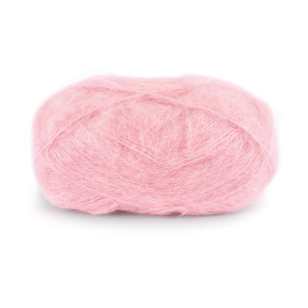 Dale Garn Line Langmo Påfugl Mohair Mix 50 g Rosa 4612