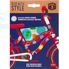 Reflective Bicycle Stickers, Polkupyörätarrat, Space