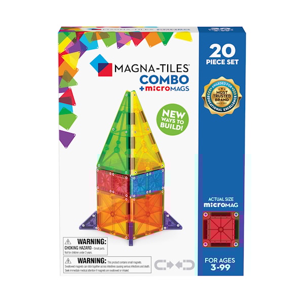 MicroMAGS Combo 20 Bitar Magna-Tiles