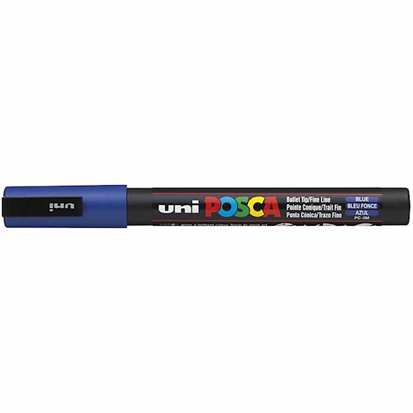 Tusj Uni Posca PC-3M Fine 0,9-1,3mm 33 Blue