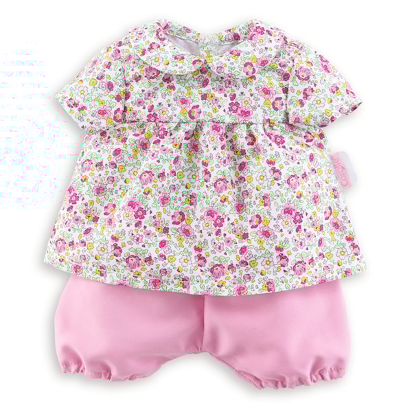 Dukkeklær Blomstret Bluse og Shorts 30 cm Corolle