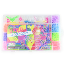 LOOM BANDS LÅDA DIY 5600-pack Robetoy